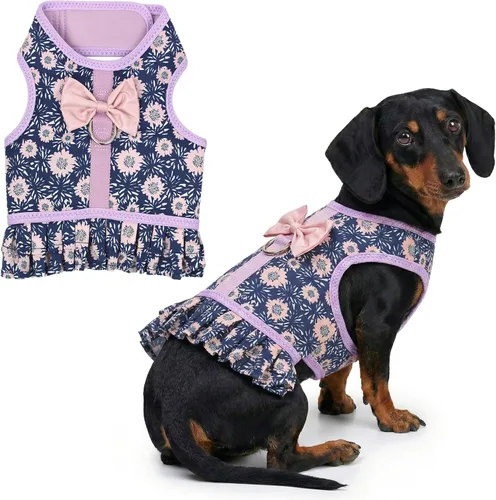 Vista 26 de Arnés para perro Parisian Pet - Arnés de libertad ajustable - Chaleco para perro de camuflaje verde - Arnés para perro de 100% tela de malla