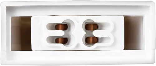 Vista 5 de uxcell 10 unids T8T12 soporte de luz fluorescente G13 base no derivada lámpara lápida enchufe AC 500 V 2A para tubo fluorescente LED