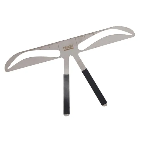 Vista 3 de Plantillas de cejas, regla de cejas, medición de cejas posicionamiento regla de cejas regla de extensión de equilibrio herramienta de maquillaje