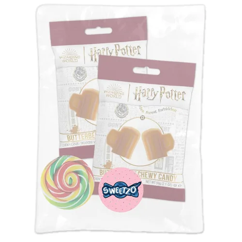 Vista 7 de Sweetzo Caramelos de goma de cerveza de mantequilla, caramelos masticables con sabor a caramelo, golosinas temáticas de serie de películas, 2.1