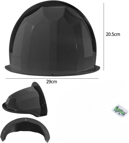 Vista 5 de Cubierta universal para cámara de seguridad, protección contra el sol y la lluvia, protector de refugio para cámara de seguridad, techo protector