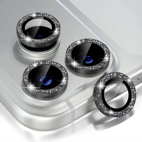 Vista 55 de Choiche Compatible para iPhone 16 Pro/iPhone 16 Pro Max Protector de Lente de Cámara, Vidrio Templado 9H Protector de Pantalla de Cubierta de Cámara