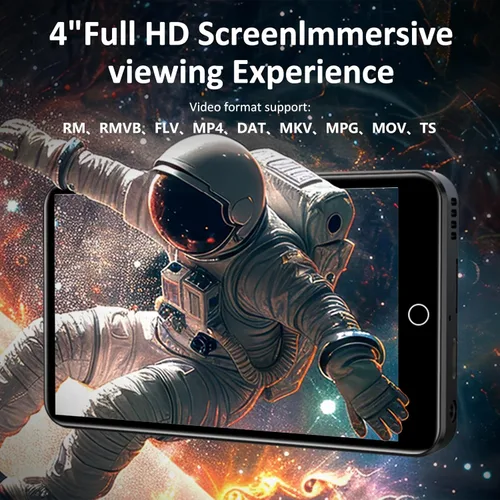 Vista 5 de Reproductor MP3 de 80 GB con Bluetooth y WiFi, reproductor de música MP3 y MP4, pantalla táctil 4.0 IPS reproductor Android con Spotify, Yaxa