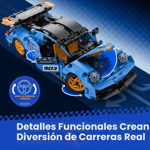 Vista 5 de Sillbird Kit de construcción de robot de coche con control remoto, regalos