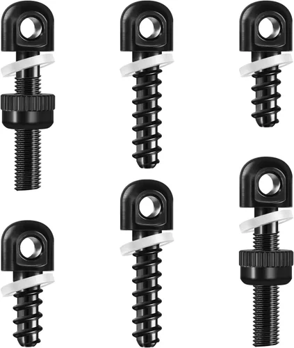 Vista 9 de GUGULUZA Tornillos giratorios para eslinga de madera de 1/2" y 3/4". Pernos giratorios para eslinga de arma de 7/8" para rifles y escopetas con base