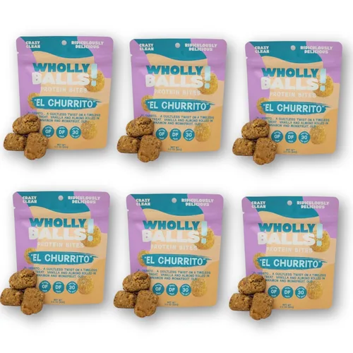 Vista 15 de Wholly Balls Protein Bites - Bocadillo saludable a base de plantas - Bolas de energía altas en proteínas, bajas en azúcar, sin gluten