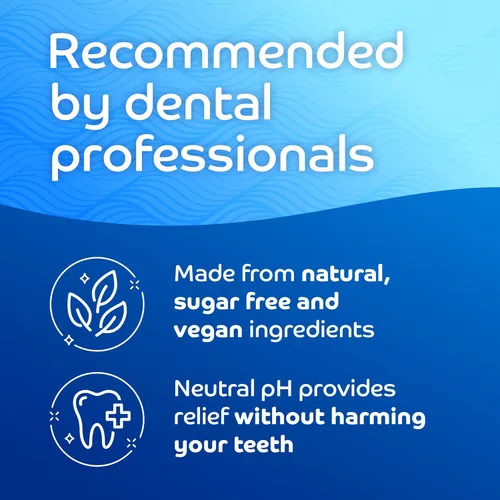 Vista 7 de Oracoat XyliMelts - Discos hidratantes para la boca seca, sin azúcar con xilitol, paquete de 3, sabor ligeramente dulce, alivio de 8 horas