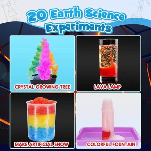 Vista 3 de Science Experiments Kits for Kids Toys FunforFun! 120+ Lab Experiments Educational Scientific Learning STEM Toy for 6 7 8 9 10 12 Year Old Boys Kid