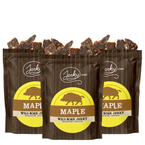 Vista 32 de Jerky 's Exotic Teriyaki Venison Jerky - Bocadillos de carne de caza salvaje, aperitivos exóticos, ricos en proteínas, totalmente naturales, sin