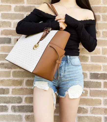 Vista 3 de Michael Kors Gilly Jet Set - Bolsa grande con cordón en la parte superior