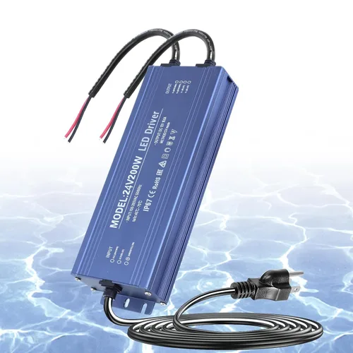 Vista 15 de Fuente de alimentación LED de 12V 60W impermeable IP67, transformador ultra delgado 100-265V CA a 12V CC 5A silencioso controlador de bajo voltaje