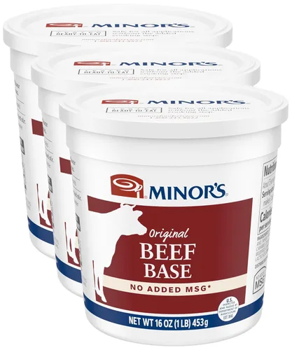 Vista 8 de Minor's Base de Res, Ideal para Caldo de Sopa y Salsas, 0 Gramos de Grasas Trans, Sin MSG Añadido, Recipiente de 16 oz