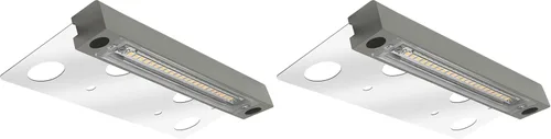 Vista 14 de GKOLED Luz Hardscape, luces de pared de pavimentadora, iluminación de paso de 6.8 pulgadas, chips LED integrados de 4 W 2700 K, carcasa de aluminio