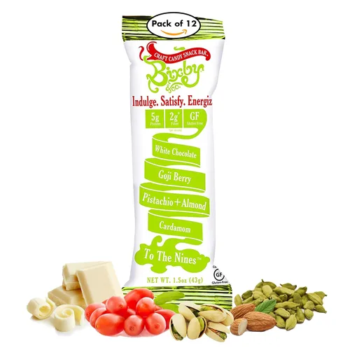 Vista 8 de Bixby - 12 barras de chocolate con leche orgánico, mantequilla de maní sin gluten y sal marina real, bocadillo de proteína Kosher sin OMG