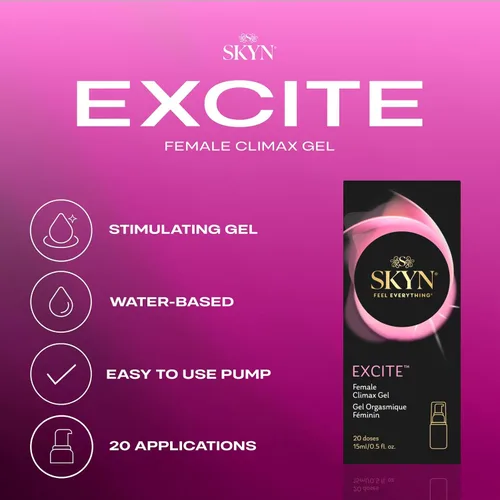 Vista 4 de SKYN EXCITE - Gel estimulante sexual femenino, 0.5 onzas