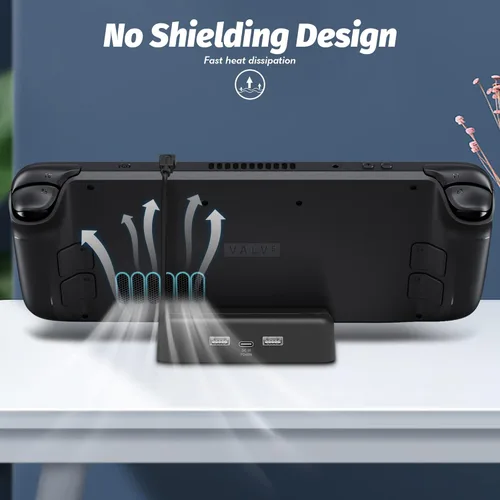 Vista 4 de Ermorgen Base de carga compatible con plataforma de vapor, soporte de base de soporte, carga rápida original de 45 W PD con almohadilla de silicona