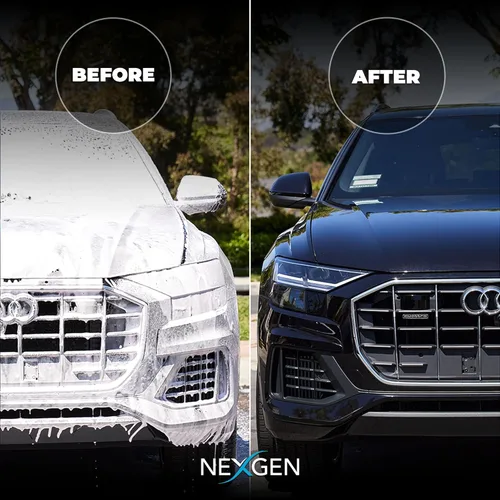 Vista 5 de Nexgen Lavado de autos de alta espuma (8 onzas), jabón de coche de grado profesional, pH equilibrado para un brillo impecable, detalles de automóvil