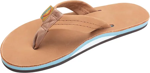 Vista 15 de Rainbow Sandals - Sandalias de cuero de primera calidad para mujer Cafe