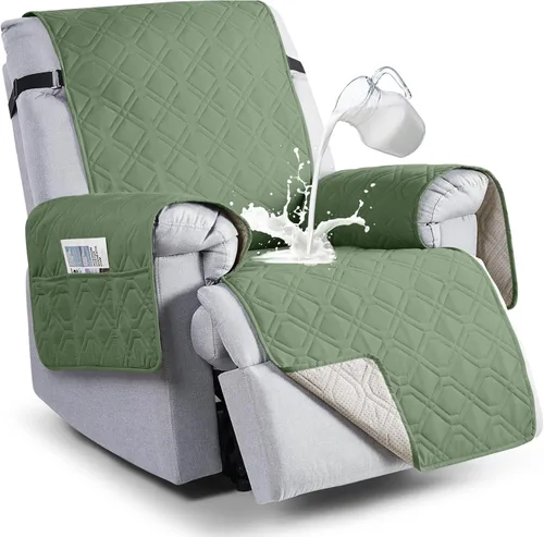 Vista 28 de VANSOFY Fundas 100% impermeables para sillas reclinables, funda antideslizante para silla reclinable para perros, protector de muebles, funda