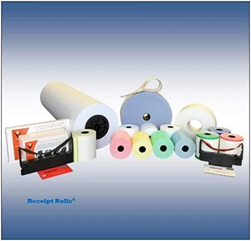 Vista 3 de Rollos de papel térmico (paquete de 36) – 3 pulgadas x 55 pies – Rollos térmicos para recibos – Compatible con impresora Zebra iMZ320