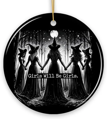 Vista 8 de Spooky Hanging Decorations for Halloween Tree and Home Décor (Coquette Ghost Ornament, Cute and Decor for Girly Ghouls)