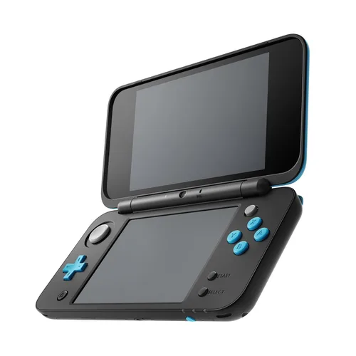 Vista 3 de New Nintendo 2DS XL - Black Turquoise With Mario Kart 7 Pre-installed - Nintendo 2DS