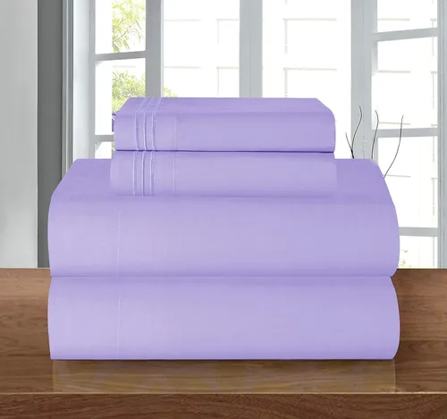Vista 43 de Elegant Comfort - Juego de sábanas de microfibra de 1500 hilos de calidad hotelera prémium de 4 piezas - Resistente a arrugas, sábana bajera