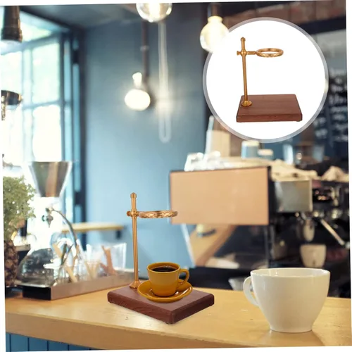 Vista 6 de ARTIBETTER Soporte de café con soporte para filtro de café, cafetera de vertido lento, máquina de café manual, cafetera, cafetera, para el hogar