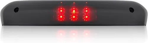 Vista 4 de RECON - Compatible con RAM 1500 2002-2008 y RAM 2500/3500 2003-2009 - Kit de 3ª luz de freno LED ahumada con luces de carga blancas en lente ahumada