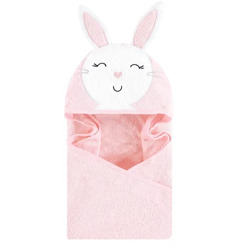 Vista 102 de Hudson Baby Toalla con capucha unisex de algodón con cara de animal para bebé, cocodrilo, talla única