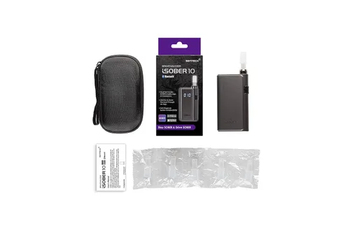 Vista 4 de 10 alcoholímetros Probador de alcohol compatible con DOT, NHTSA Tecnología de sensor Suracell FuelCell El sistema de verificación del estado