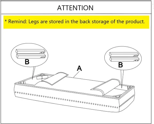 Vista 7 de 24KF Banco de cama tapizado de lino con ribete de cabeza de clavos, banco acolchado copetudo, color marfil