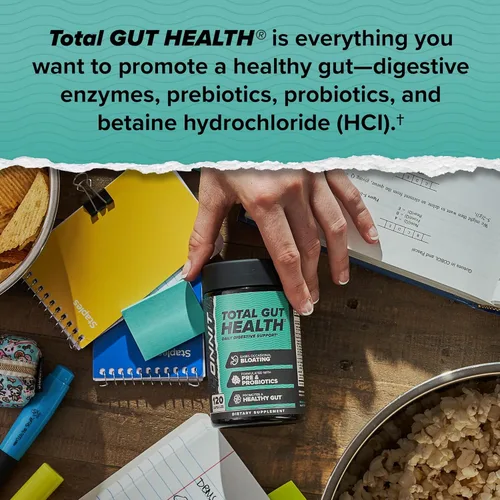 Vista 5 de ONNIT Total Gut Health Daily Digestive Support IGEN Suplemento digestivo probado sin OMG para mujeres y hombres con 7 cepas de probióticos