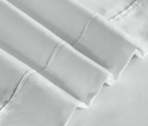 Vista 4 de RUVANTI - Juego de sábanas Twin XL, sábanas de microfibra cepillada 3 piezas (1 sábana bajera, 1 sábana encimera, 1 funda de almohada)