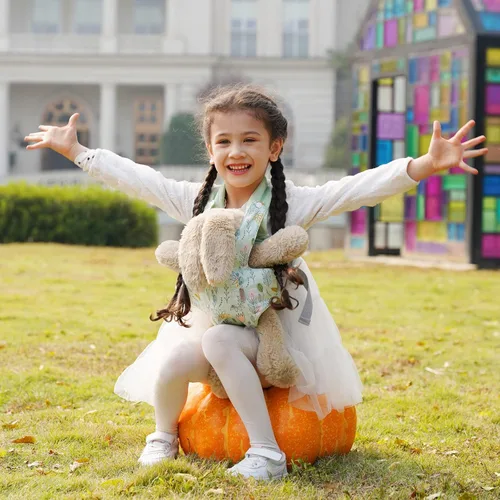 Vista 4 de GAGAKU Portabebés para Muñecas Bebé para Niñas Pequeñas y Niños Pequeños - Accesorios para Muñecas Bebé Reborn - Verde (Girasol)