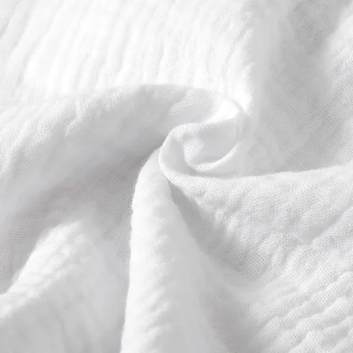 Vista 6 de Conjunto de ropa para niños pequeños y niñas, unisex, pantalones cortos para bebé, camiseta de 2 piezas de algodón y lino de verano, 2 piezas