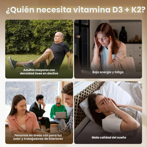 Vista 3 de VEV Corefeel Vitamina D3 K2 10,000 UI, 200 mcg MK-7, 300 cápsulas blandas de aceite de coco, suplemento de vitaminas 2 en 1 D y K (incluye MK7)