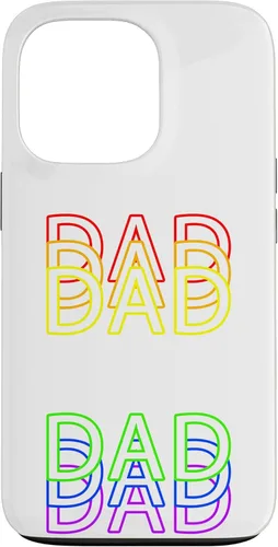 Vista 10 de Dad Best Daddy Proud Parent Old Man King Colorful Father Case for iPhone 16