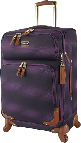 Vista 2 de Steve Madden Luggage set de 3 maletas con ruedas giratorias y laterales acolchados