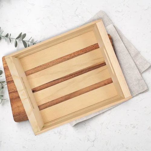 Vista 5 de LEISURE ARTS Buena caja de madera de madera, caja de madera sin terminar, cajas para exhibición, cajas para almacenamiento, madera sin terminar