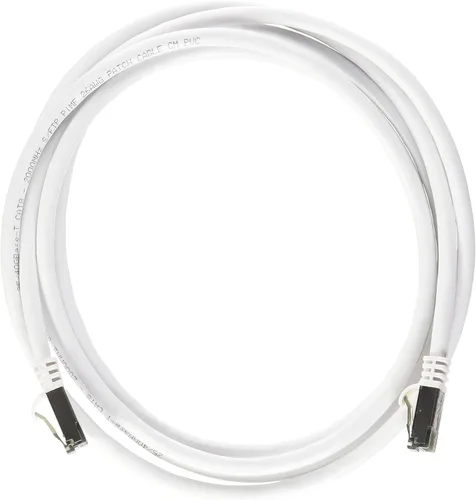 Vista 7 de Nippon Labs Cable Ethernet Cat8 60CAT8-0.5-26RD Cat8 de 0.5 pies Serie Slim - Rojo 2GHz, 40G, S/FTP - Cable de conexión blindado 40Gbps 2000Mhz