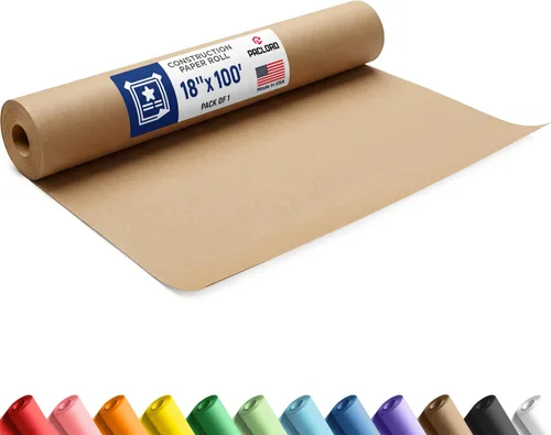 Vista 35 de Rollo de papel de construcción negro de 12 x 1200 pulgadas (100 pies), rollo de papel kraft de construcción fabricado en Estados Unidos