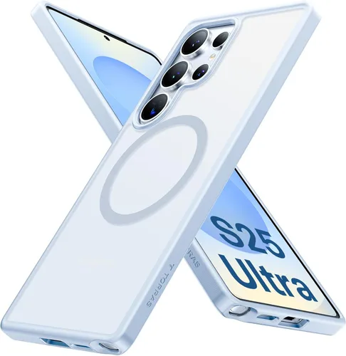 Vista 21 de TORRAS - Funda protectora magnética para Samsung Galaxy S23 6.1 pulgadas, prueba de caídas de grado militar, apta para MagSafe, parte trasera Negro