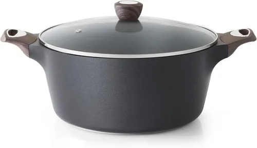 Vista 15 de SENSARTE - Olla de stock antiadherente de cerámica con tapa, olla de sopa de 2,6/4,5/6,6/8,5 QT, olla de guiso, olla para pasta saludable no tóxica