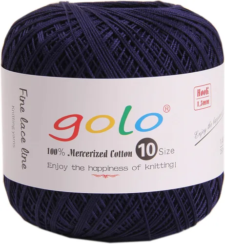 Vista 153 de golo 24 bolas hilo de ganchillo tamaño 10 hilo para tejer a mano hilo de ganchillo 10-24-1