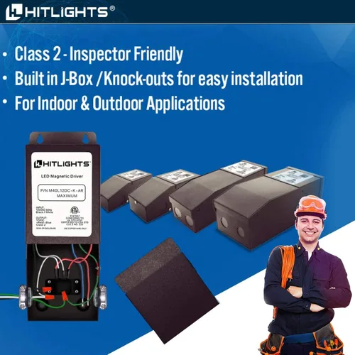 Vista 5 de Controlador de luces LED regulables, transformador 110 V CA-12 V / 24 V CC, alimentación de baja tensión, compatible con Lutron y Leviton, cocinas