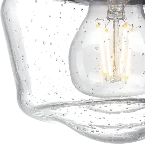 Vista 6 de Westinghouse 6121200 Eddystone - Accesorio de pared tradicional para exteriores con sensor de atardecer a amanecer, acabado negro mate, vidrio