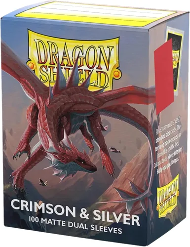 Vista 11 de Dragon Shield Fundas para tarjetas de tamaño estándar doble mate 100 unidades - Fundas TCG suaves y resistentes - Compatible con Pokemon, One