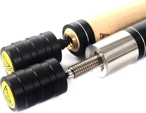 Vista 7 de Cuesoul Juego de taco de billar de madera de arce de 58 pulgadas, 19 oz/20 oz, punta de 11.5 mm/13 mm [peso ajustable]