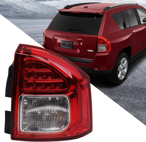 Vista 9 de Huray Luz trasera izquierda para Jeep Compass 2011-2013 lámpara de freno LH del lado del conductor